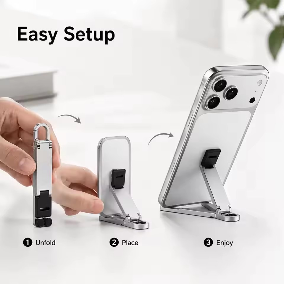 Foldable Keychain Phone Stand  - Taco Stand Holder 评论和价格