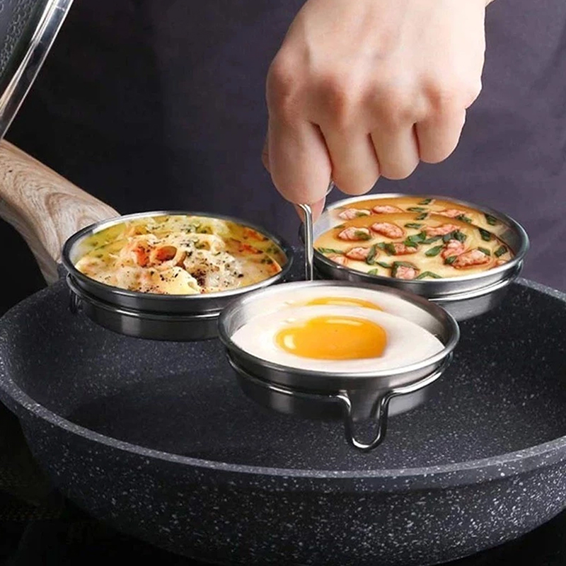 【K】3-in-1 Stainless Steel Egg  - Egg Waffle Pan 评论和价格